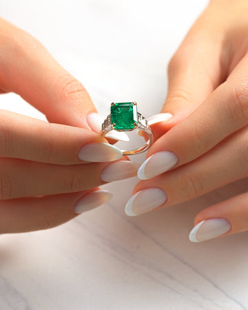 Emerald and Diamond Engagement Rings: A Unique Symbol of Love