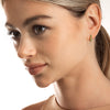 Marquise Diamond & Emerald Drop Earrings Yellow Gold
