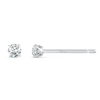 0.1ct Each Round Lab-Grown Diamond Stud Earrings White Gold