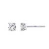 0.3ct Each Round Lab-Grown Diamond Stud Earrings White Gold