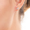 0.5ct Each Marquise Lab-Grown Diamond Stud Earrings White Gold