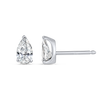 0.5ct Each Pear Lab-Grown Diamond Stud Earrings White Gold