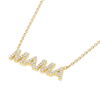 Mama Diamond Pendant Yellow Gold