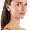 Elegant Diamond Bar Earrings Yellow Gold