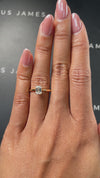 1 Carat Natural Solitaire Engagement Ring - Emerald Diamond