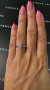 0.5 Carat Natural Solitaire Engagement Ring - Pear Diamond