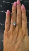 2.5 Carat Lab-Grown Solitaire Engagement Ring - Oval Diamond