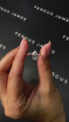 1.5 Carat Lab-Grown Solitaire Engagement Ring - Pear Diamond