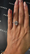 2.5 Carat Lab-Grown Diamond Band Engagement Ring - Oval Diamond
