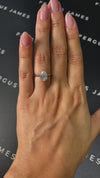 1.5 Carat Lab-Grown Solitaire Engagement Ring - Pear Diamond