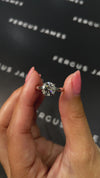 1.5 Carat Natural Solitaire Engagement Ring - Round Diamond