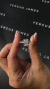 3 Carat Lab-Grown Diamond Band Engagement Ring - Radiant Diamond