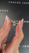 1 Carat Natural Solitaire Engagement Ring - Emerald Diamond
