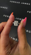 2 Carat Lab-Grown Solitaire Engagement Ring - Radiant Diamond