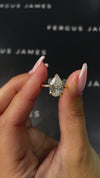 2.5 Carat Lab-Grown Solitaire Engagement Ring - Pear Diamond