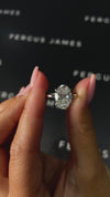 3 Carat Natural Solitaire Engagement Ring - Oval Diamond