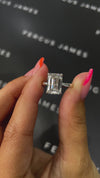3 Carat Lab-Grown Solitaire Engagement Ring - Emerald Diamond