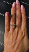 1.5 Carat Natural Solitaire Engagement Ring - Marquise Diamond