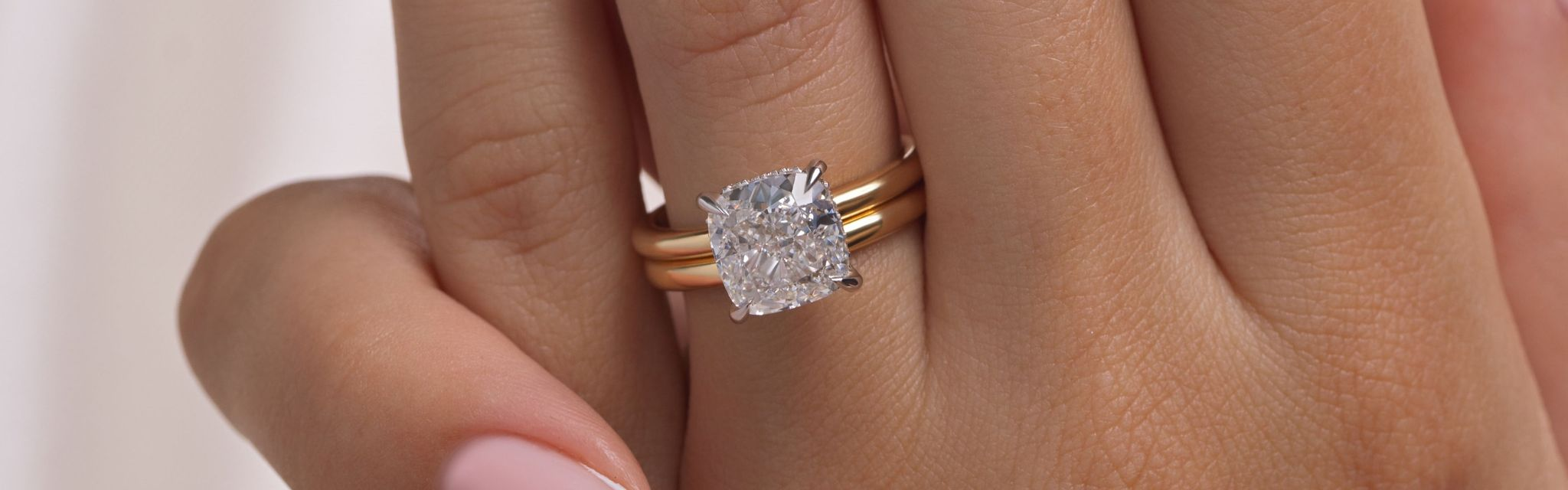 Cushion Cut Diamond Rings