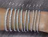 12ct Natural Diamond Tennis Bracelet White Gold
