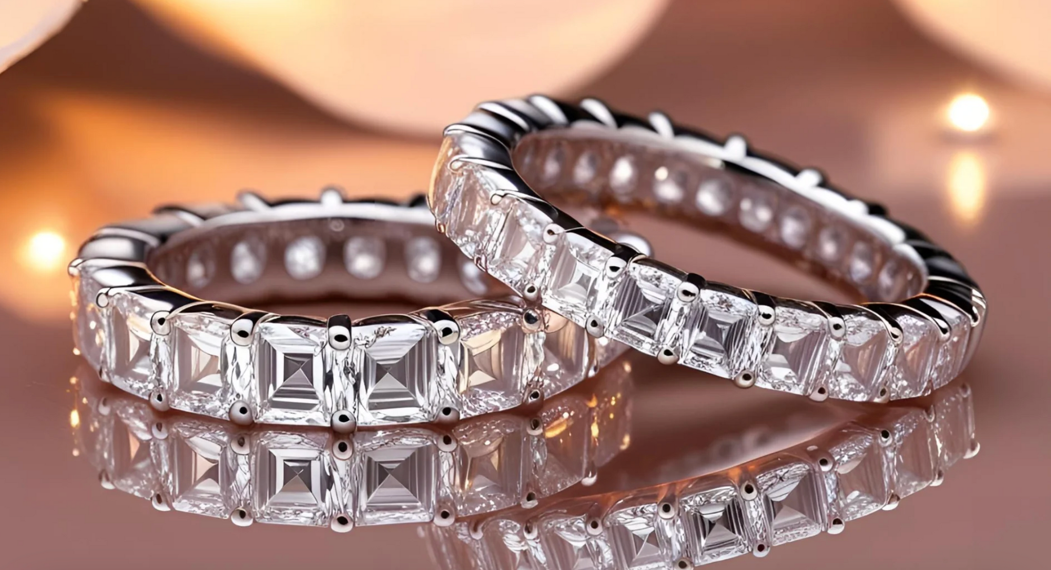 Asscher Cut Eternity Rings: Timeless Elegance in Every Detail