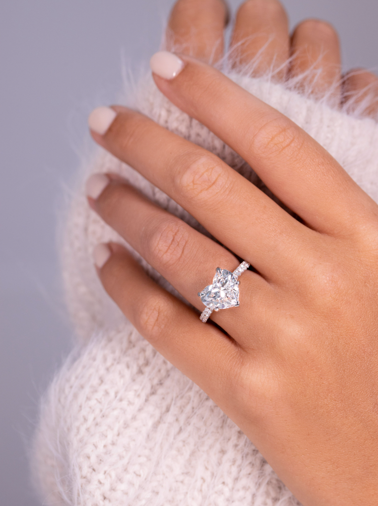 Heart Diamond Engagement Rings: The Ultimate Gift of Love
