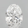 1.01ct Oval Lab Grown Diamond (Colour D, Clarity VS2, IGI Certified)