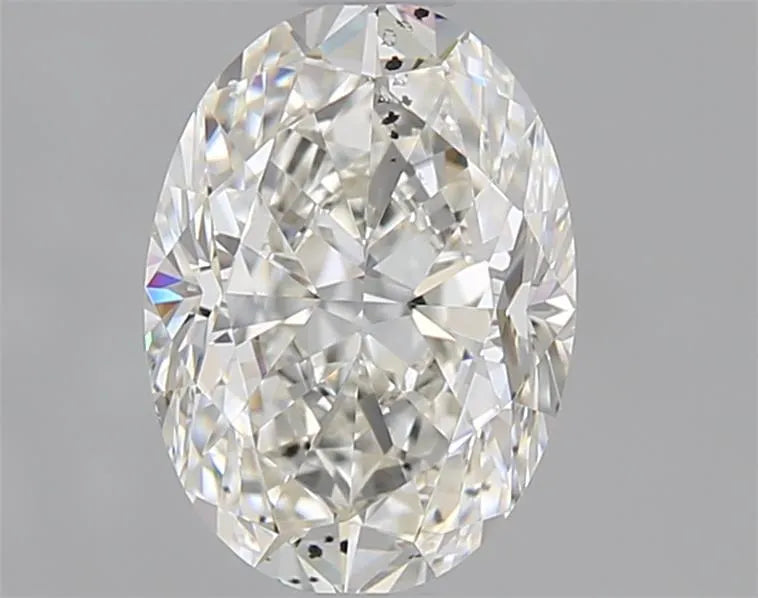 1.02ct Oval Natural Diamond (Colour H, Clarity SI2, GIA Certified)