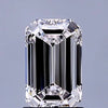 1.57ct Emerald Lab Grown Diamond (Colour F, Clarity VVS2, IGI Certified)