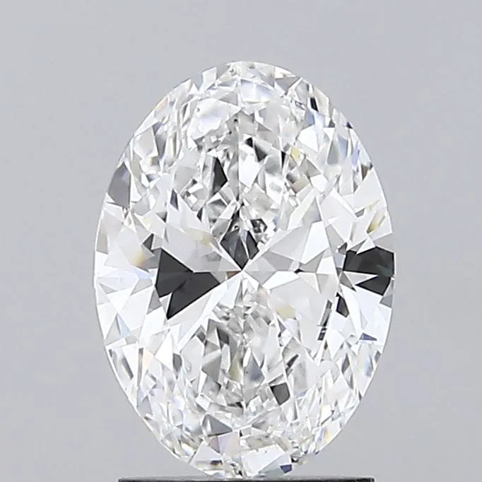 2.00ct Oval Lab Grown Diamond (Colour E, Clarity VS1, IGI Certified)