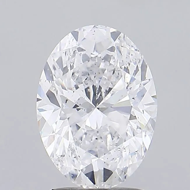 2.00ct Oval Natural Diamond (Colour D, Clarity SI2, GIA Certified)