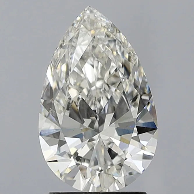 2.07ct Pear Lab Grown Diamond (Colour F, Clarity VS2, IGI Certified)