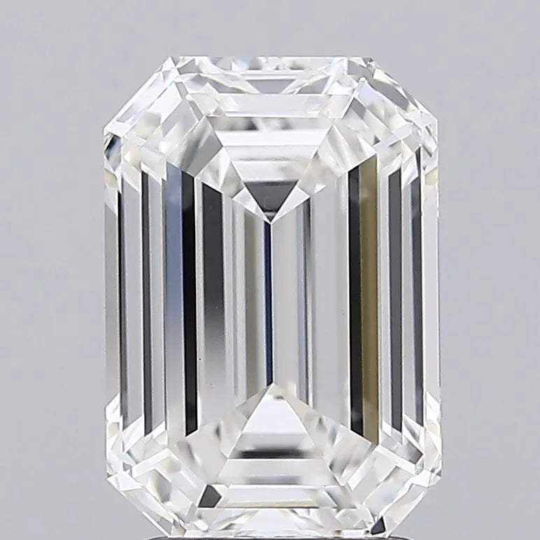 2.51ct Emerald Lab Grown Diamond (Colour F, Clarity VVS2, IGI Certified)