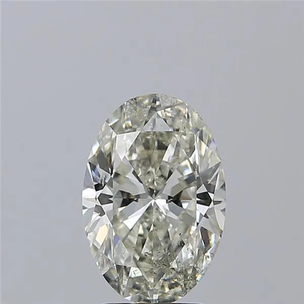 2.51ct Oval Natural Diamond (Colour K, Clarity SI2, GIA Certified)