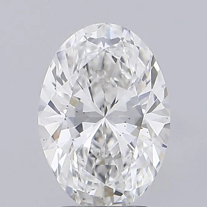 2.56ct Oval Lab Grown Diamond (Colour F, Clarity VS2, IGI Certified)