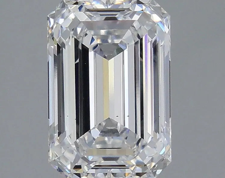 2.73ct Emerald Lab Grown Diamond (Colour D, Clarity VS2, IGI Certified)