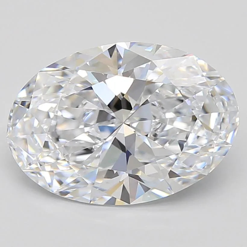 2.97ct Oval Lab Grown Diamond (Colour E, Clarity IF, GIA Certified)
