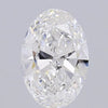 3.00ct Oval Lab Grown Diamond (Colour D, Clarity VVS2, IGI Certified)