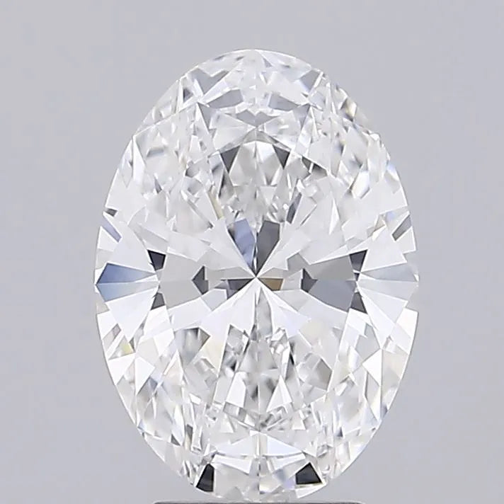 3.00ct Oval Lab Grown Diamond (Colour E, Clarity IF, IGI Certified)