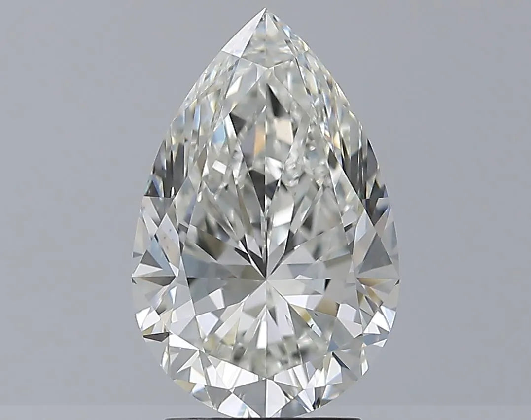 3.01ct Pear Natural Diamond (Colour H, Clarity VS2, Cut VG, GIA Certified)
