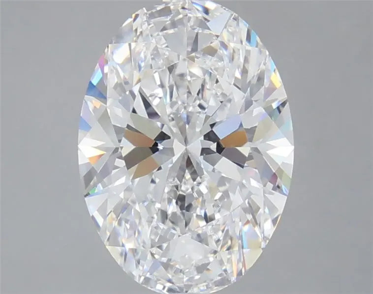 3.42ct Oval Lab Grown Diamond (Colour D, Clarity IF, IGI Certified)