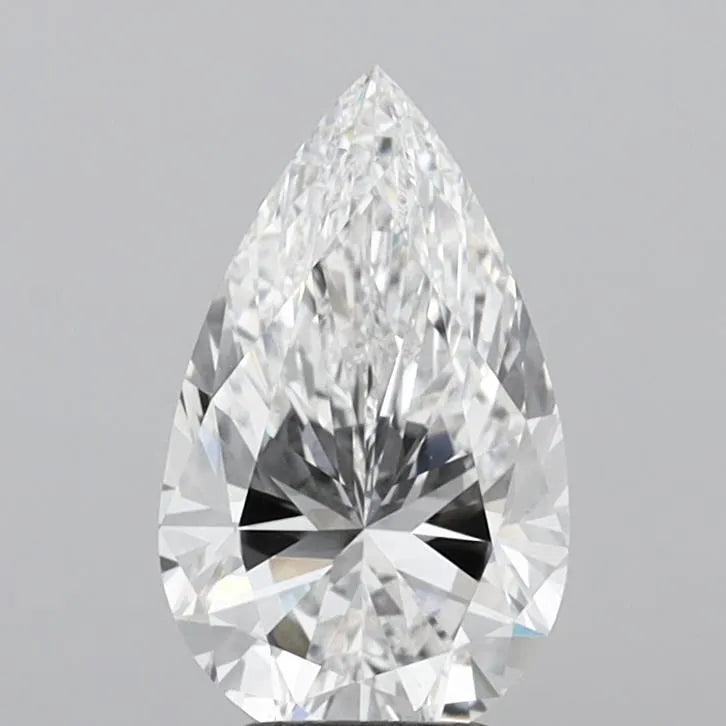 3.50ct Pear Lab Grown Diamond (Colour F, Clarity VS1, IGI Certified)