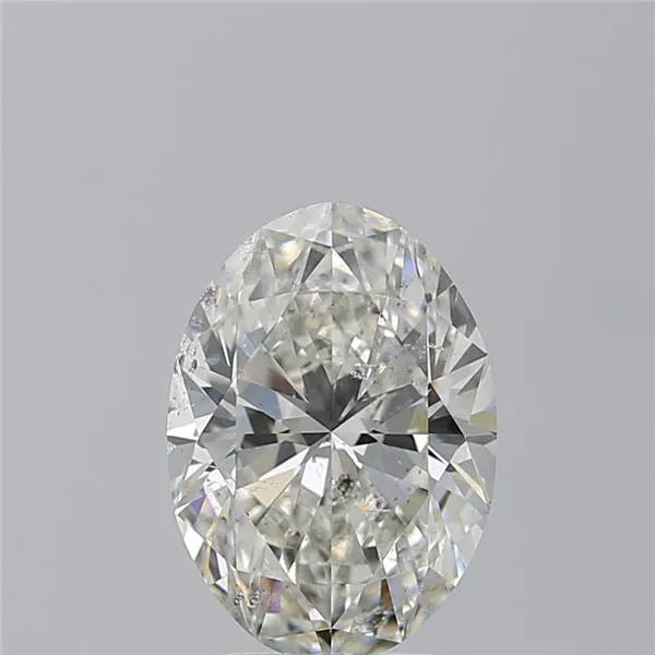 3.52ct Oval Natural Diamond (Colour H, Clarity SI2, GIA Certified)