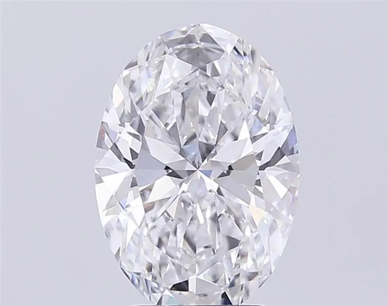 3.80ct Oval Lab Grown Diamond (Colour D, Clarity VVS2, IGI Certified)
