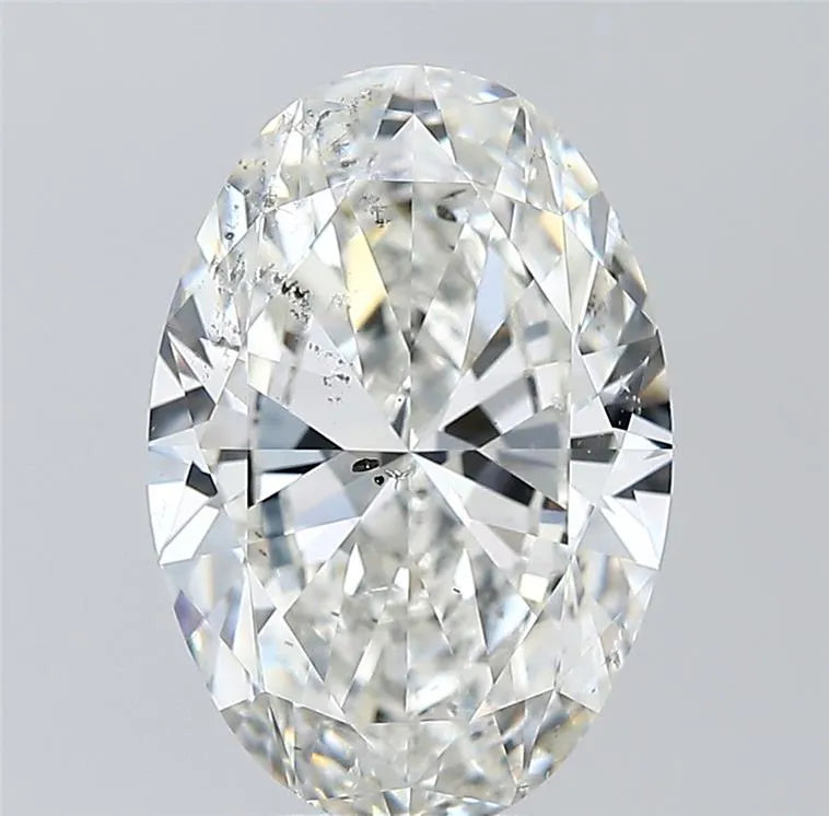 4.00ct Oval Natural Diamond (Colour H, Clarity SI2, GIA Certified)