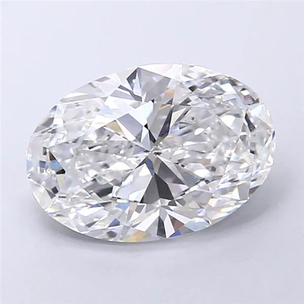 4.01ct Oval Lab Grown Diamond (Colour D, Clarity IF, IGI Certified)