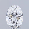 4.01ct Oval Lab Grown Diamond (Colour D, Clarity VVS2, IGI Certified)