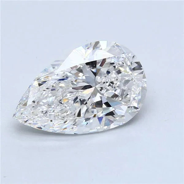 4.02ct Pear Natural Diamond (Colour E, Clarity SI2, GIA Certified)
