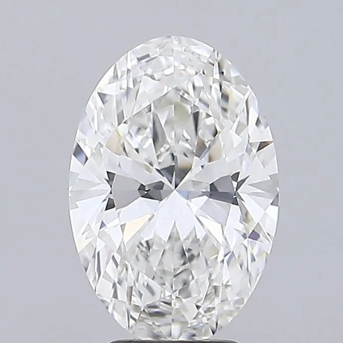4.09ct Oval Lab Grown Diamond (Colour F, Clarity VVS2, IGI Certified)