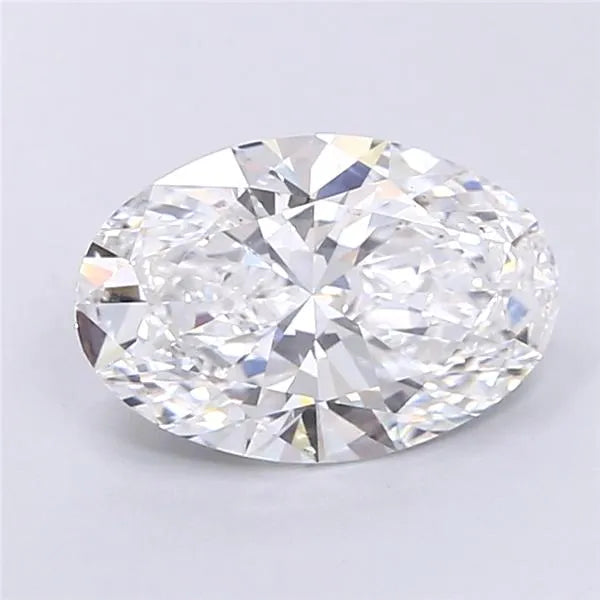 4.11ct Oval Lab Grown Diamond (Colour E, Clarity VS2, IGI Certified)